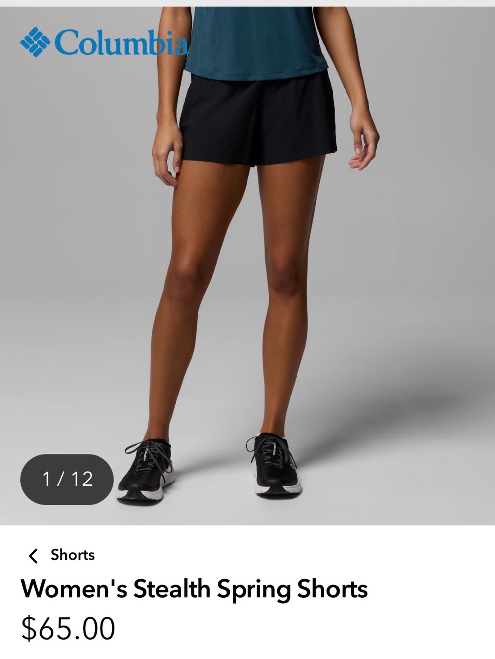 Columbia Women's Stealth Spring Shorts - Black